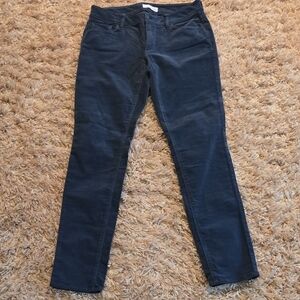 LOFT Navy Corduroy Trousers